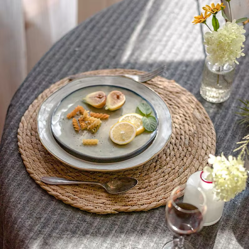 Round Woven Rattan Placemats