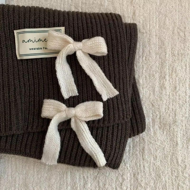 Knitted Bow Hair Clips – 2 Pack