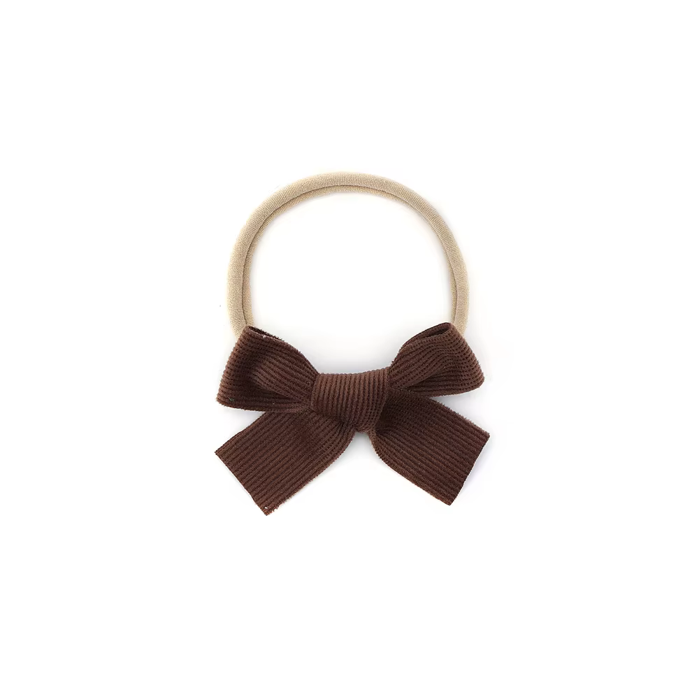 Plaid Velvet Bow Headband