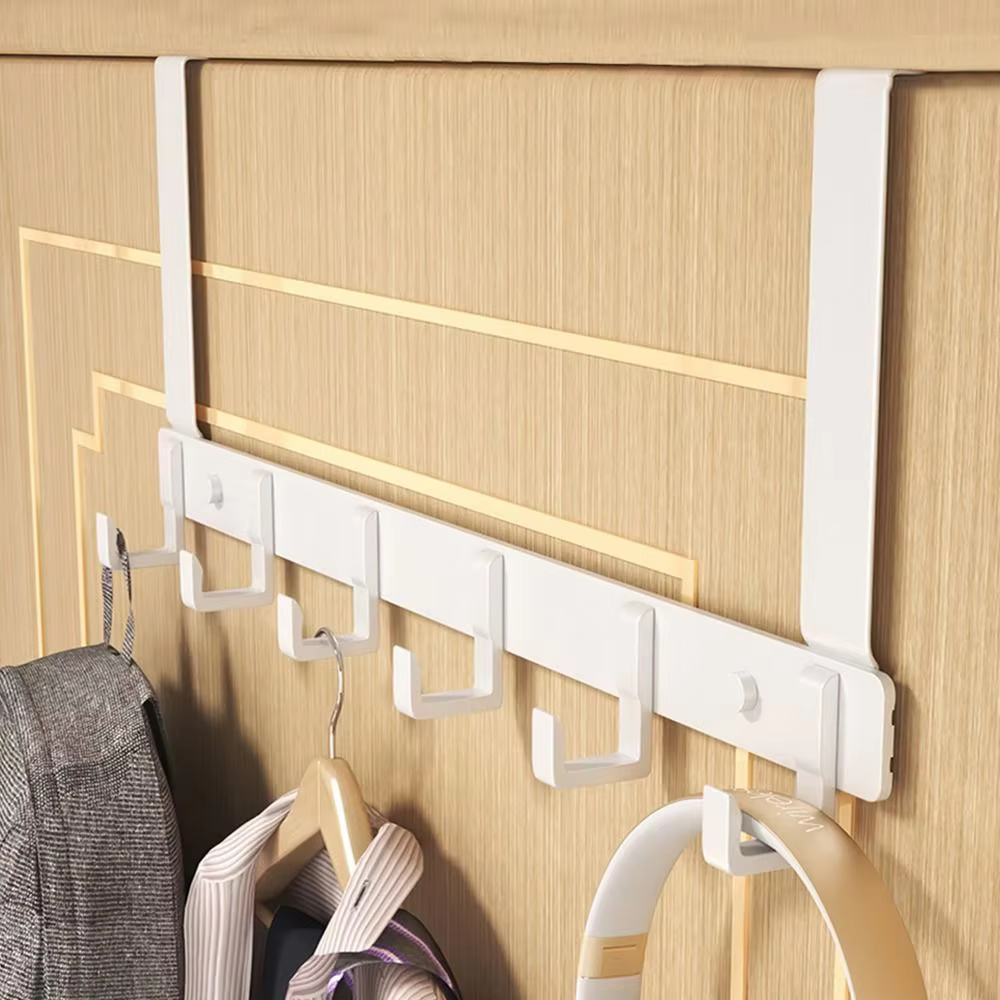 Over-the-Door 6-Hook Rack