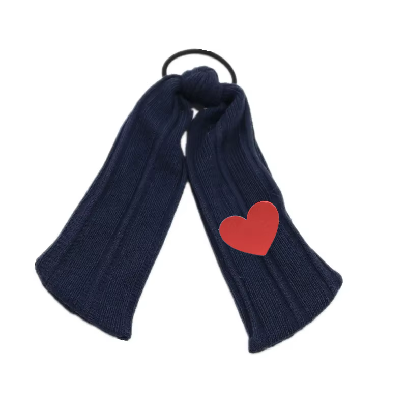 Chenille Heart Patch Headband