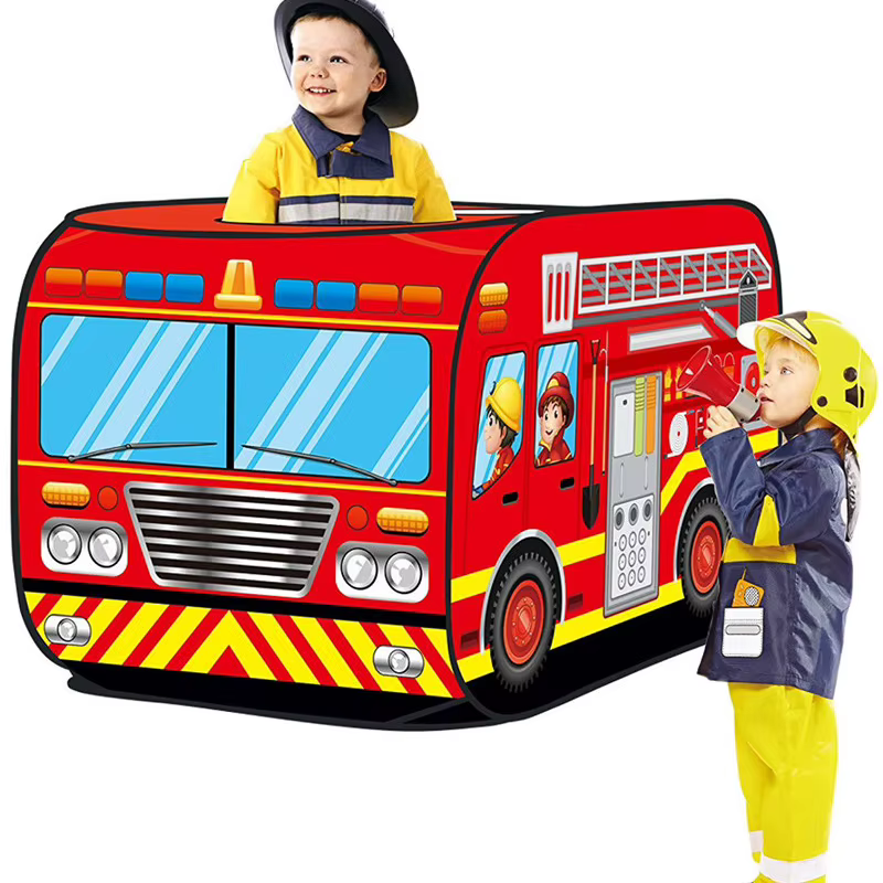 Pop-Up Car Play Tent – Police Car