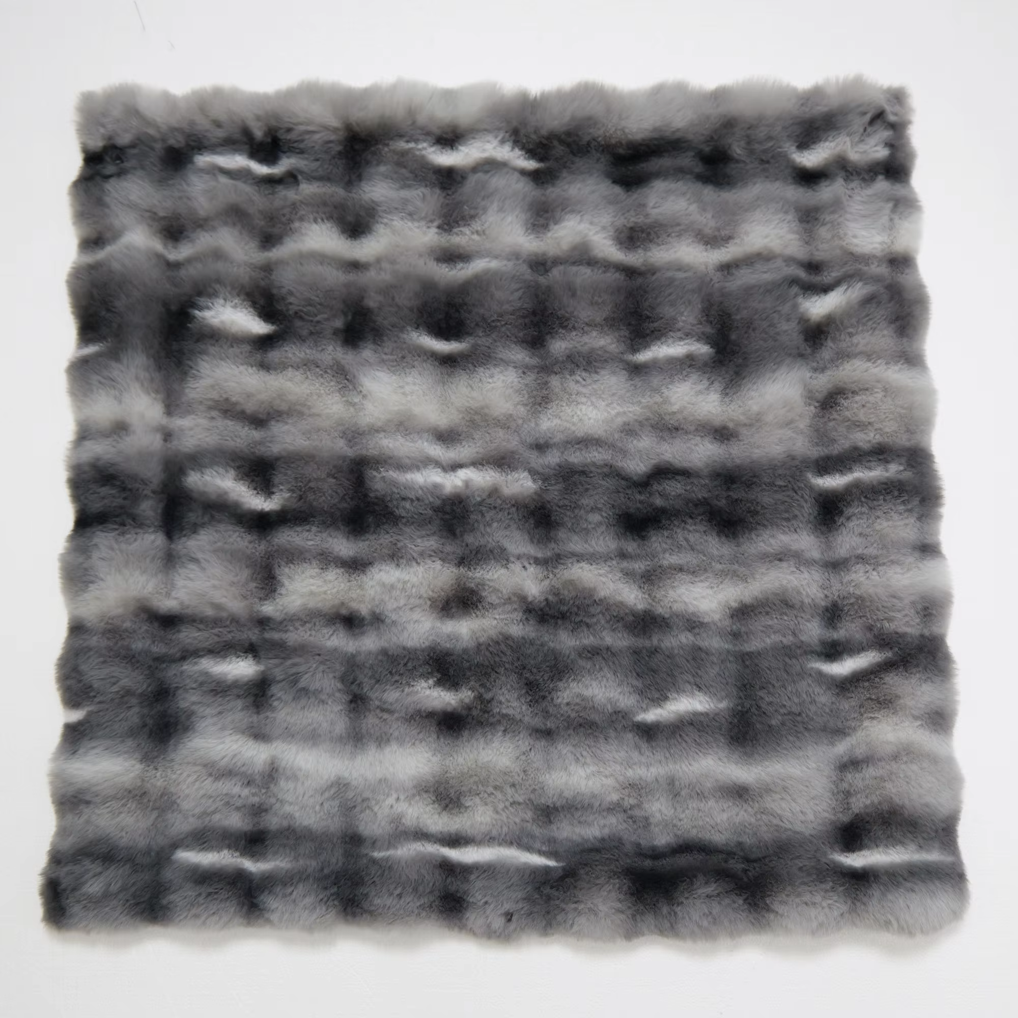 Faux Fur Gradient Throw Blanket