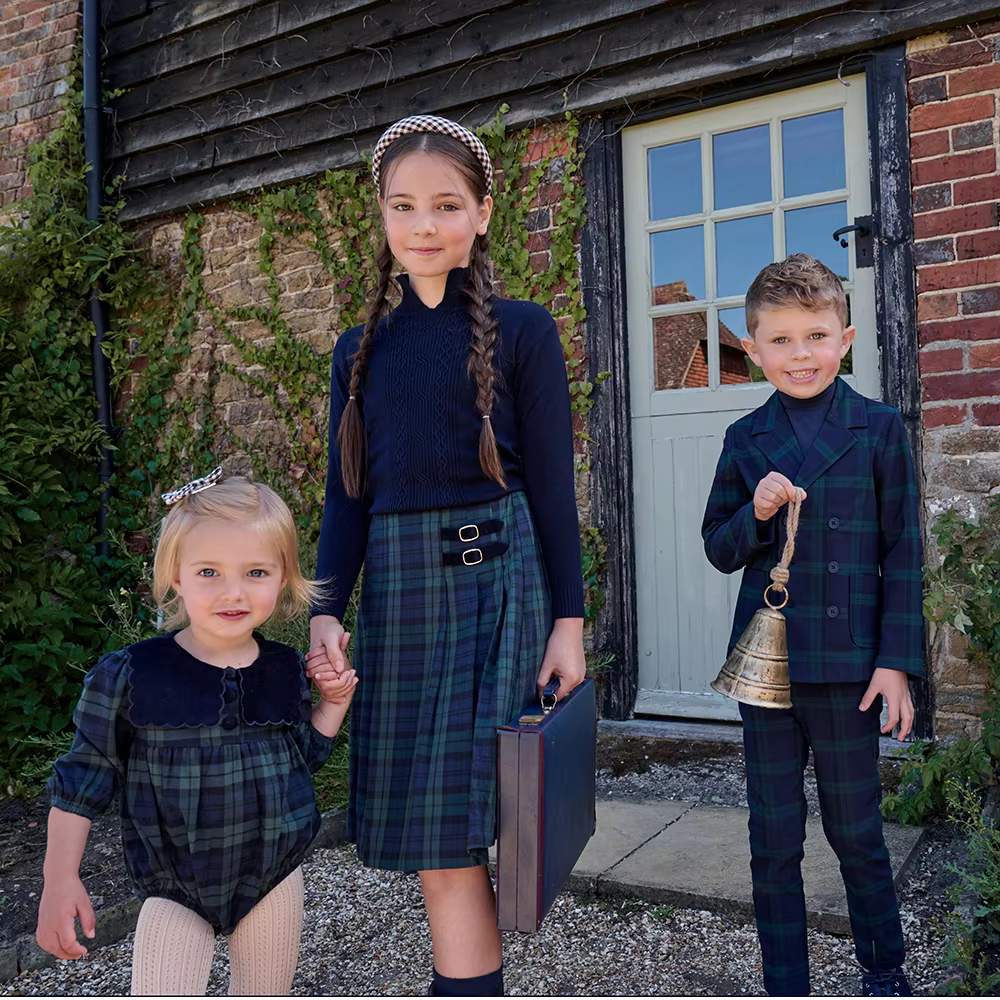 Navy Tartan Family Matching Collection by Ali Specials