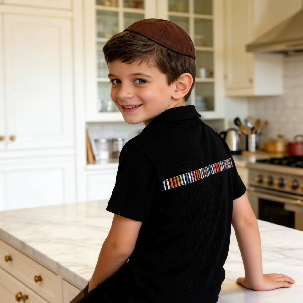 Black & Navy Ribbed Stripe Family Matching Collection from Bloom Family Fashion on AliExpress