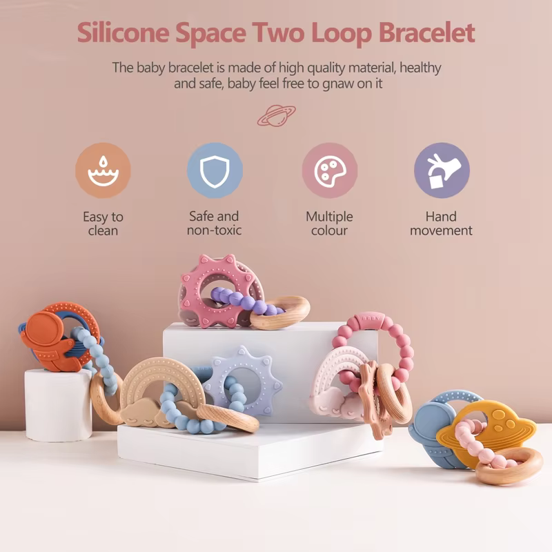 Silicone Planet Teething Ring