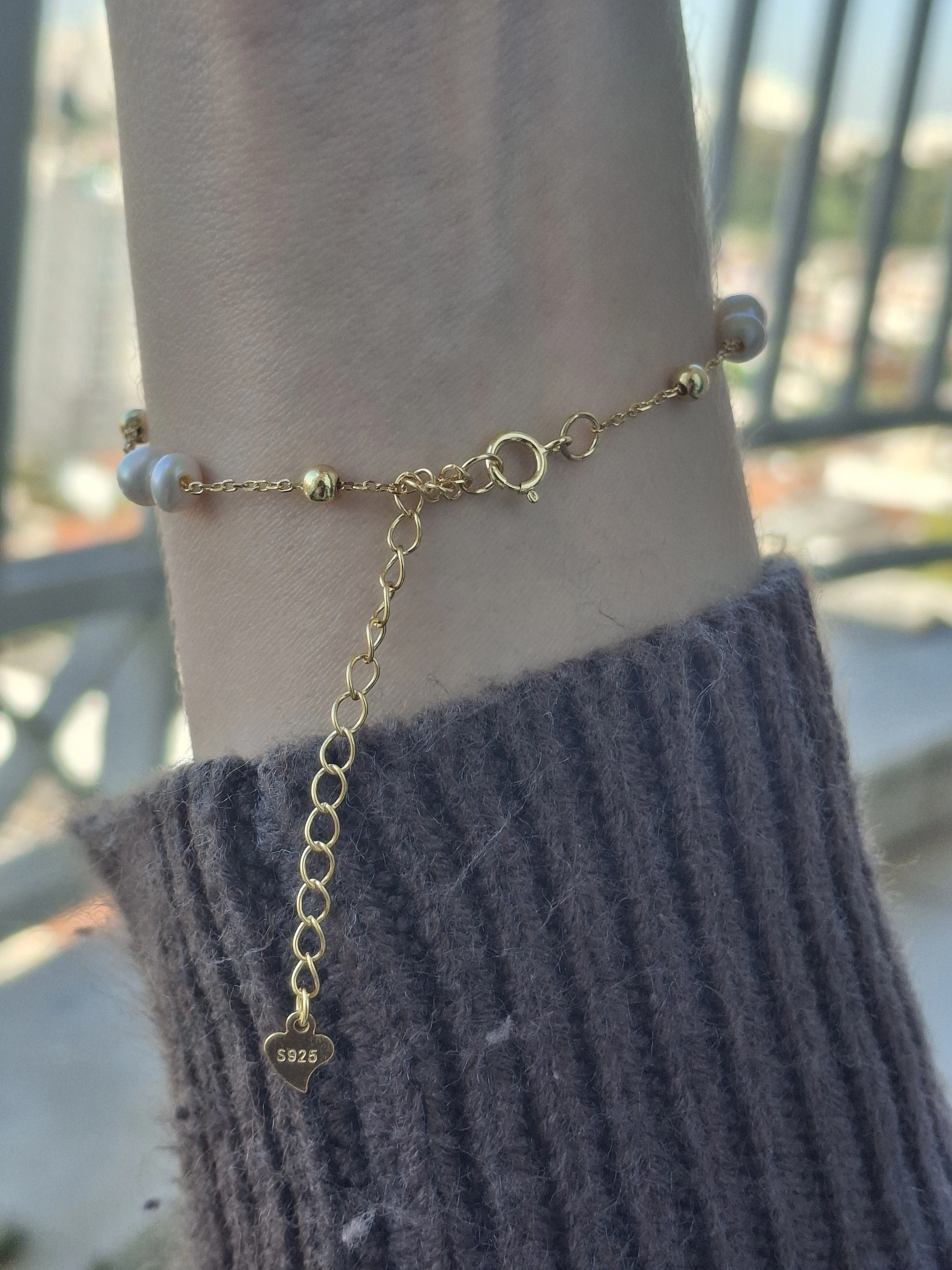 Pearl Chain Bracelet