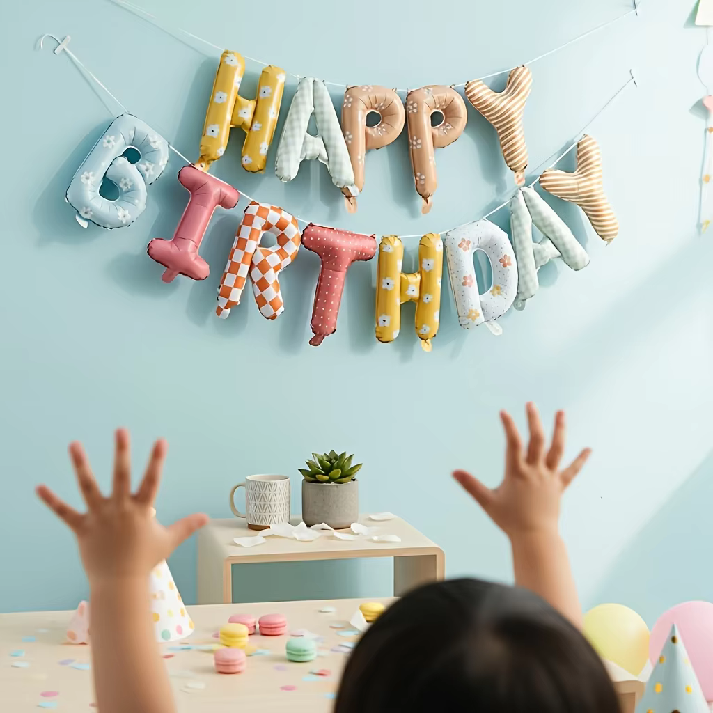 Happy Birthday Letter Balloon Set