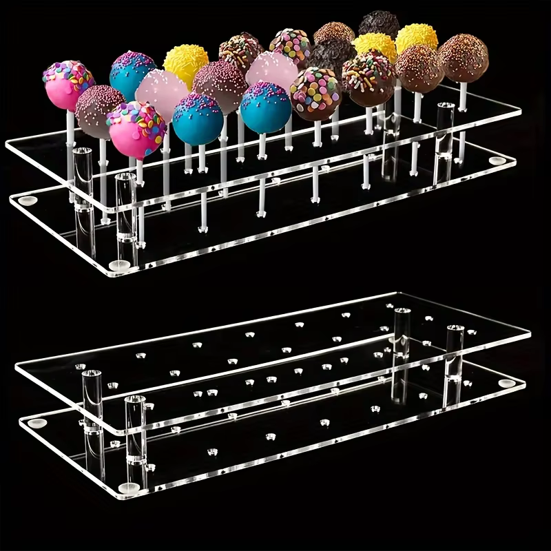 Clear Cake Pop Stand – Lilvelle Chanukah party finds
