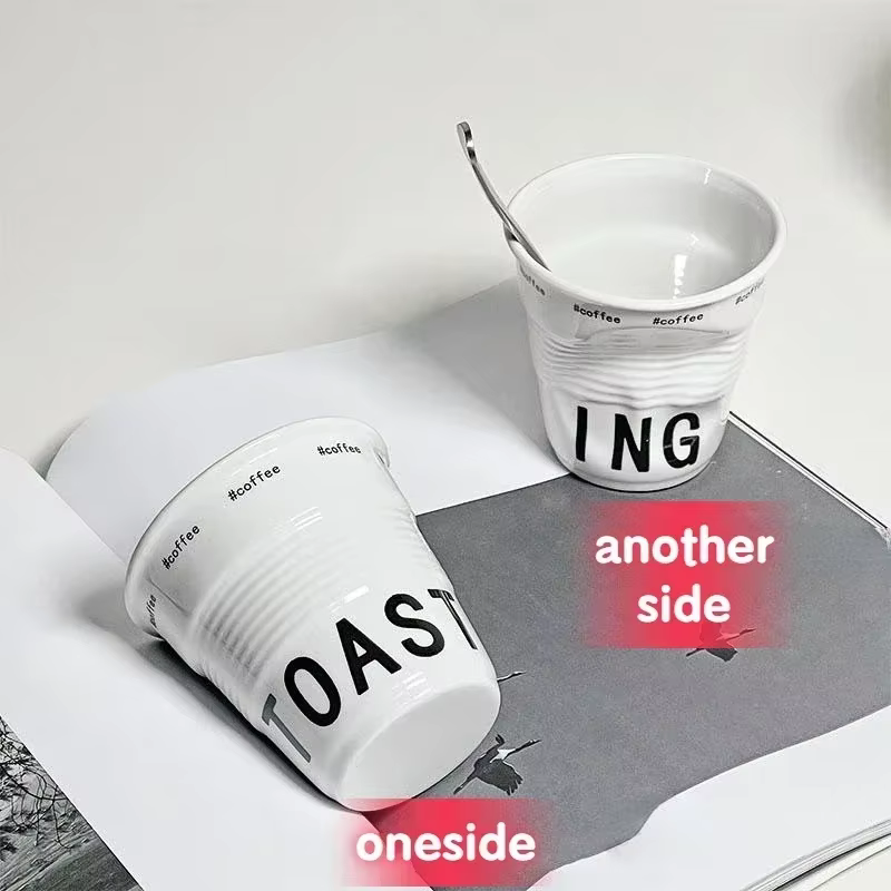 Nordic Wrinkle Ceramic Mug