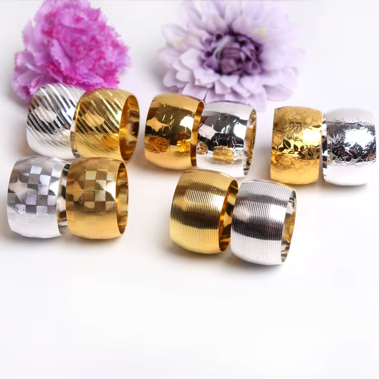 Gold Napkin Rings