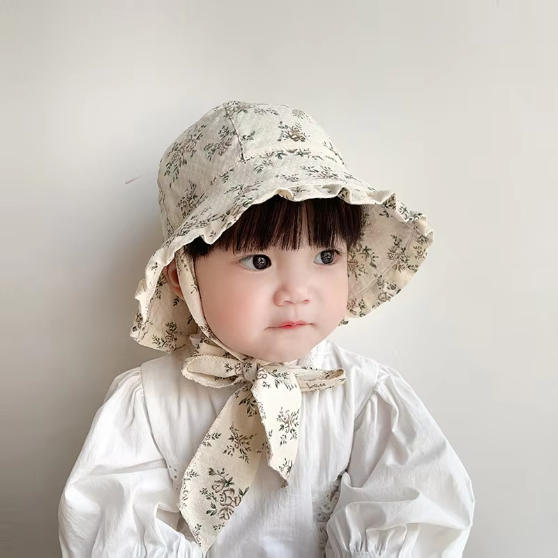 Floral Brim Sun Hat