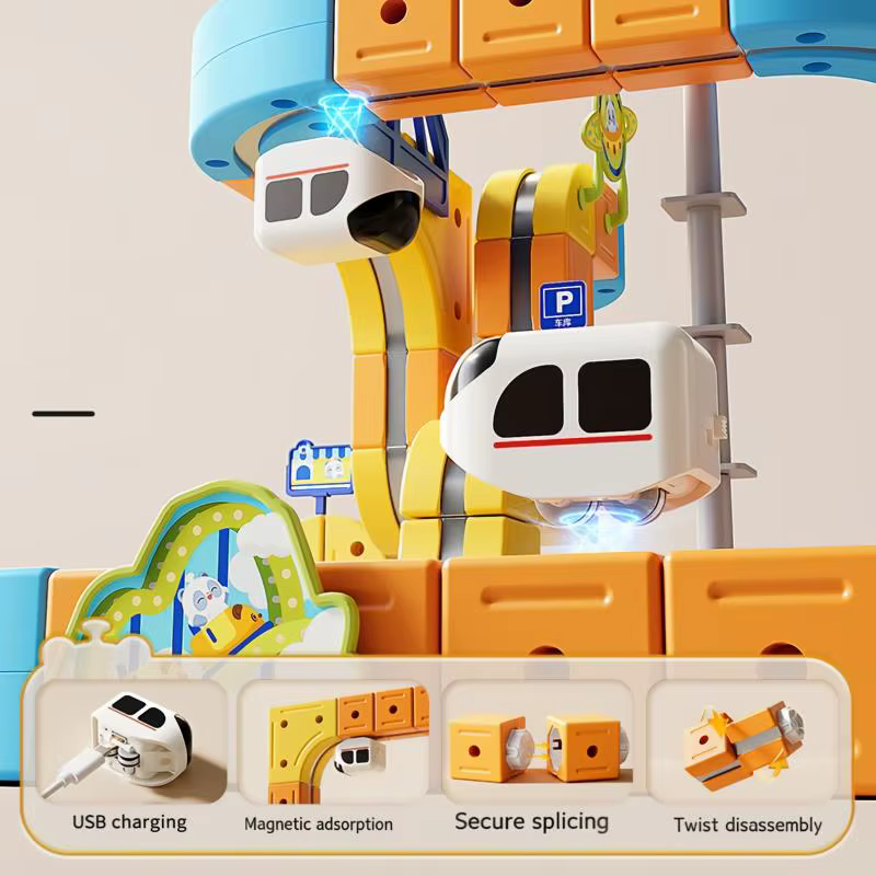 Magnetic Train Track Set – Mid-level set