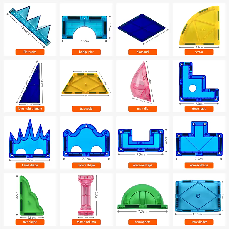 VINEDI Magnetic Building Blocks Construction Set Game Magnet