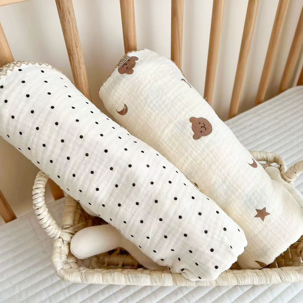 Cotton Muslin Baby Swaddle Blanket