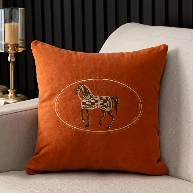 Embroidered Horse Cushion Cover – Lilvelle find