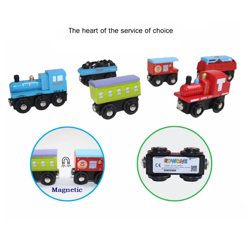 Wooden Magnetic Train