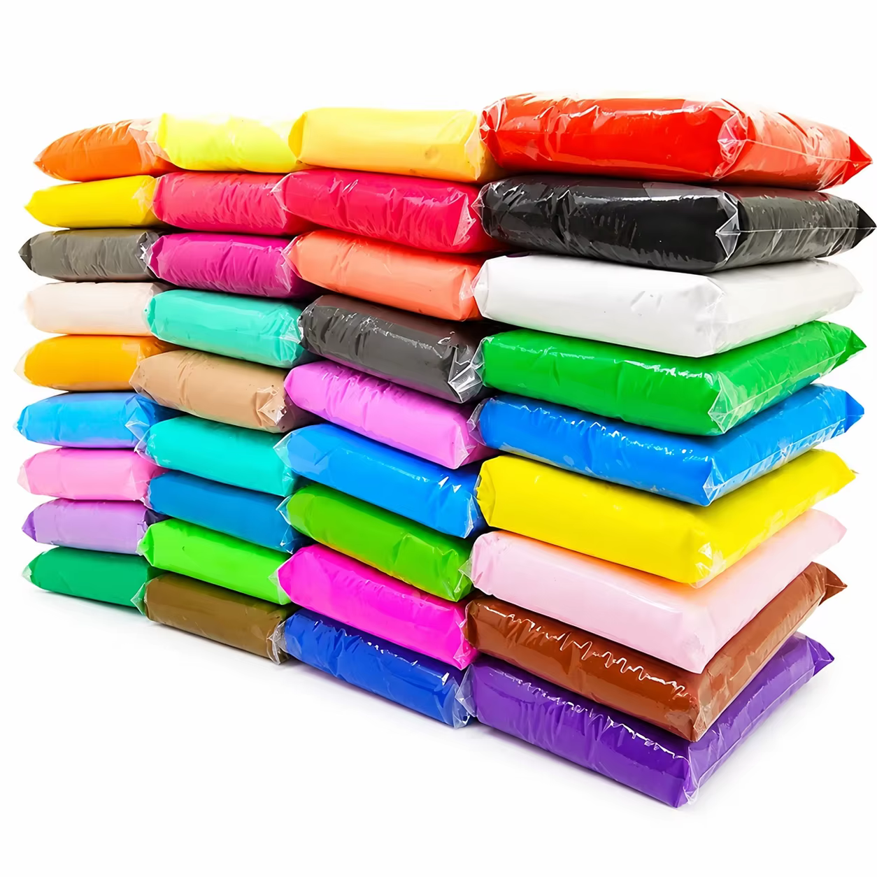 Air-dry clay, 36 colours