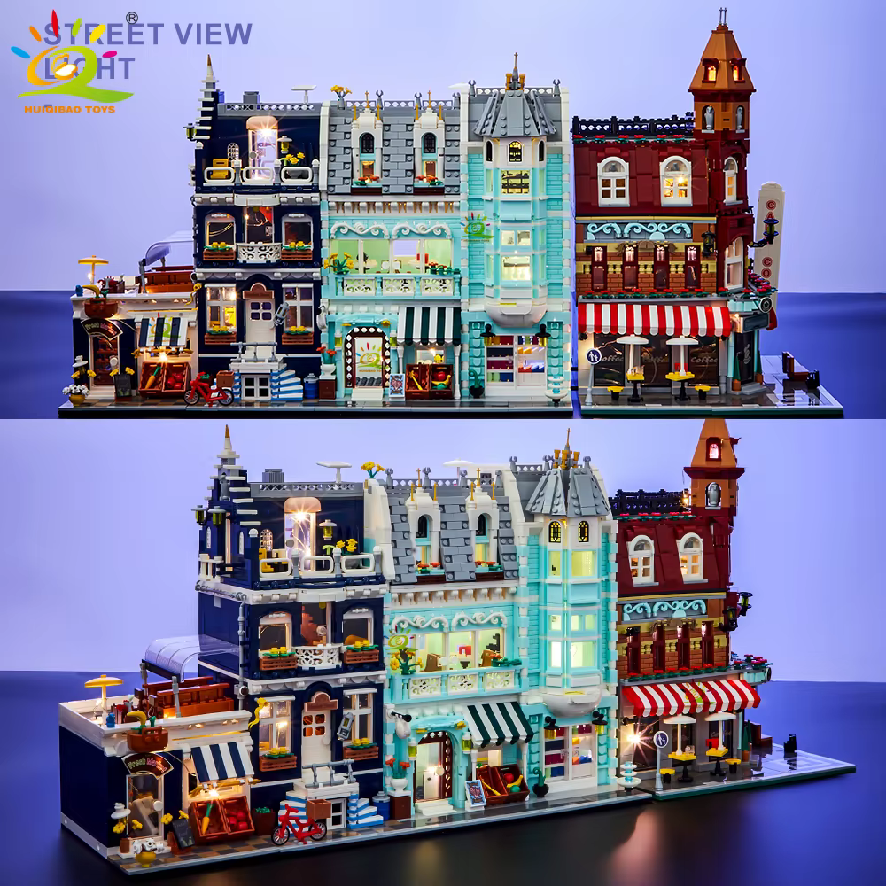 Corner Coffee Shop Brick Set