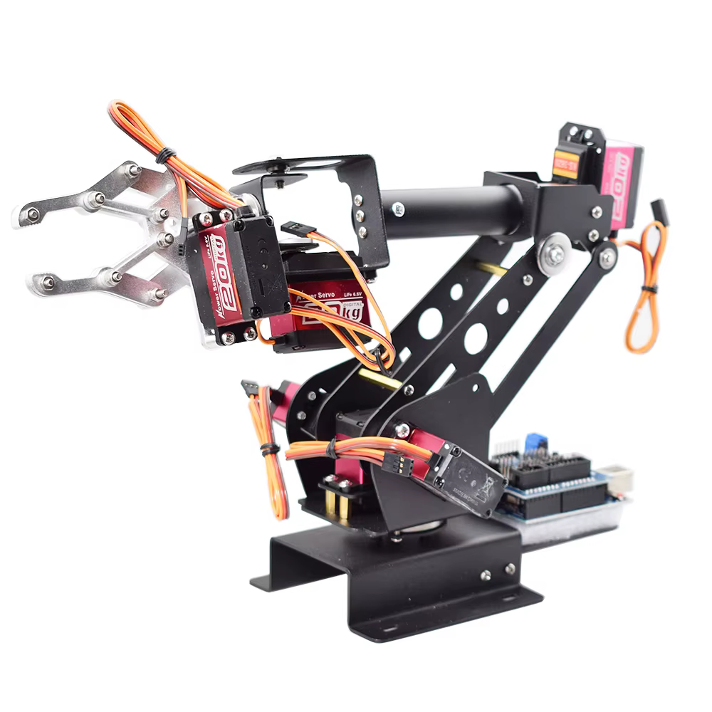 Ps2 Control 6 DOF Robotic Arm Gripper Claw