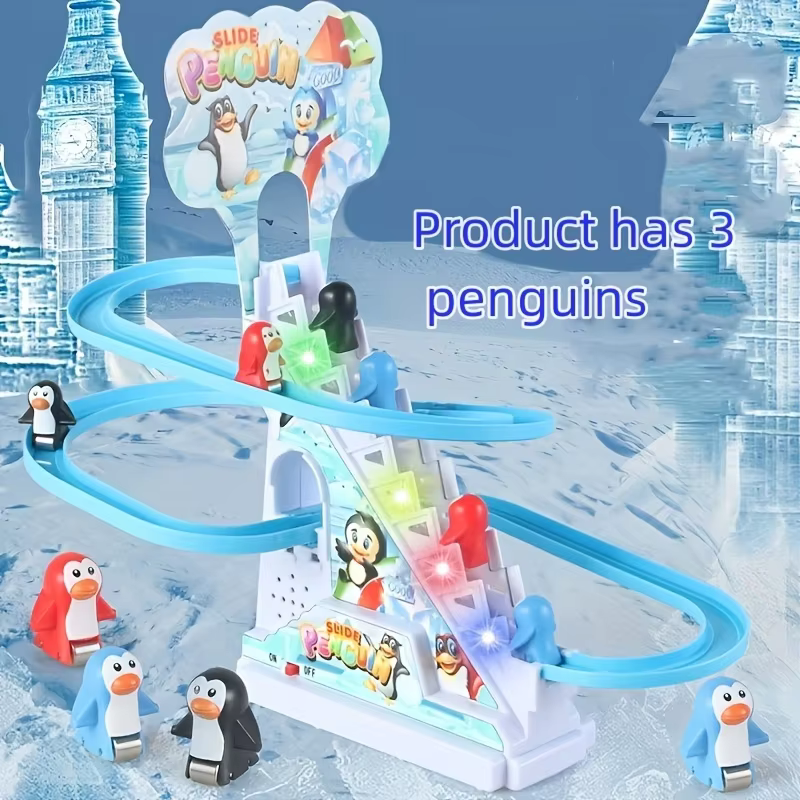 LED Penguin Race Set