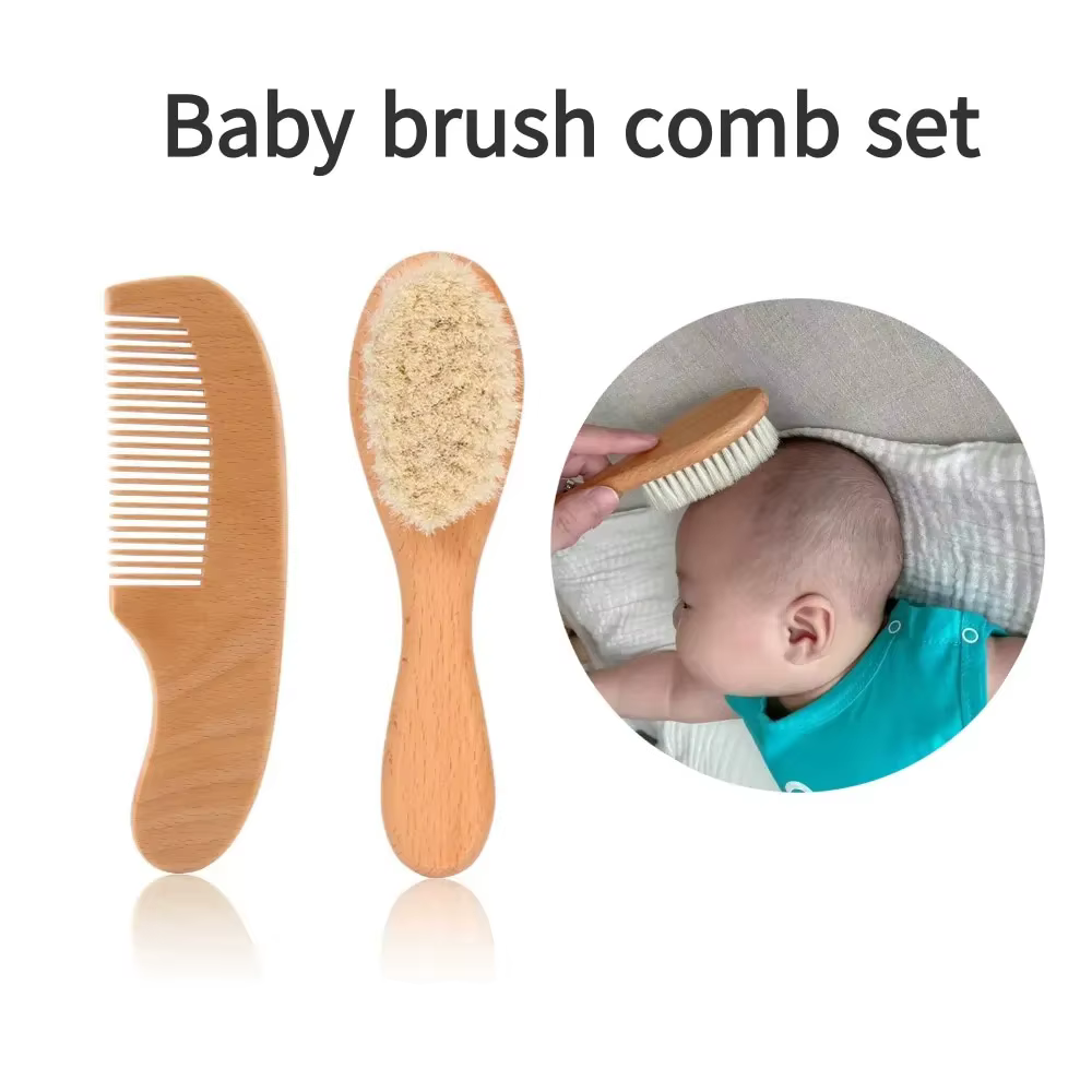 Beech Wood Brush & Comb Set – Lilvelle Baby Corner find
