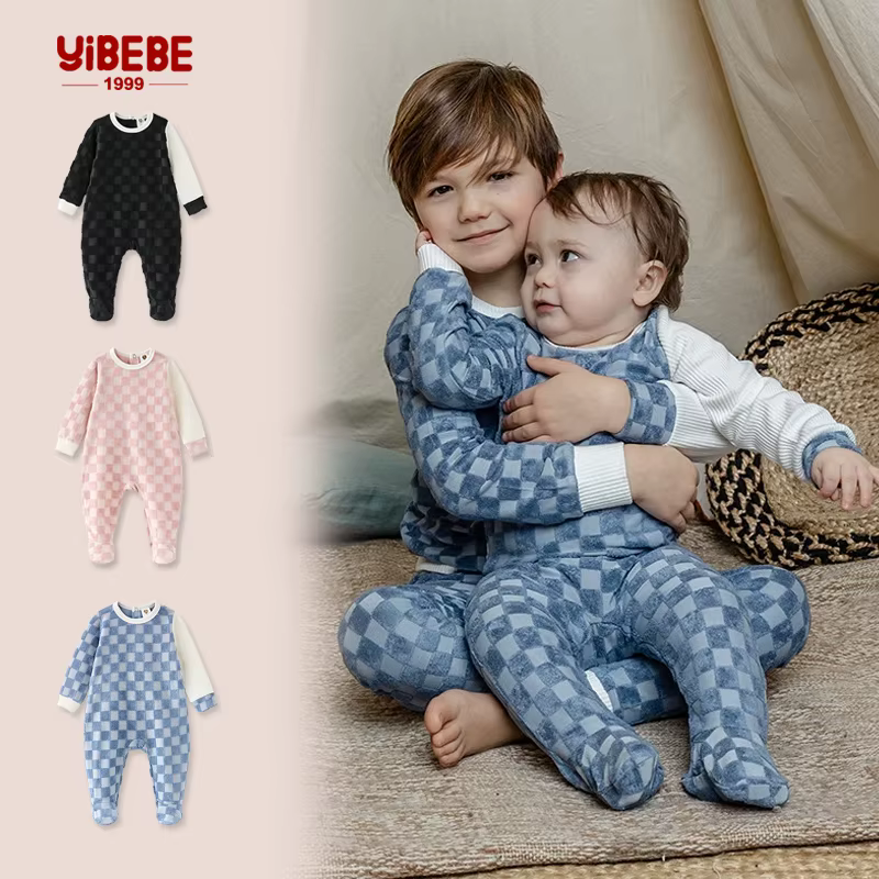 Terry Baby Footie Romper from Yibebe on AliExpress