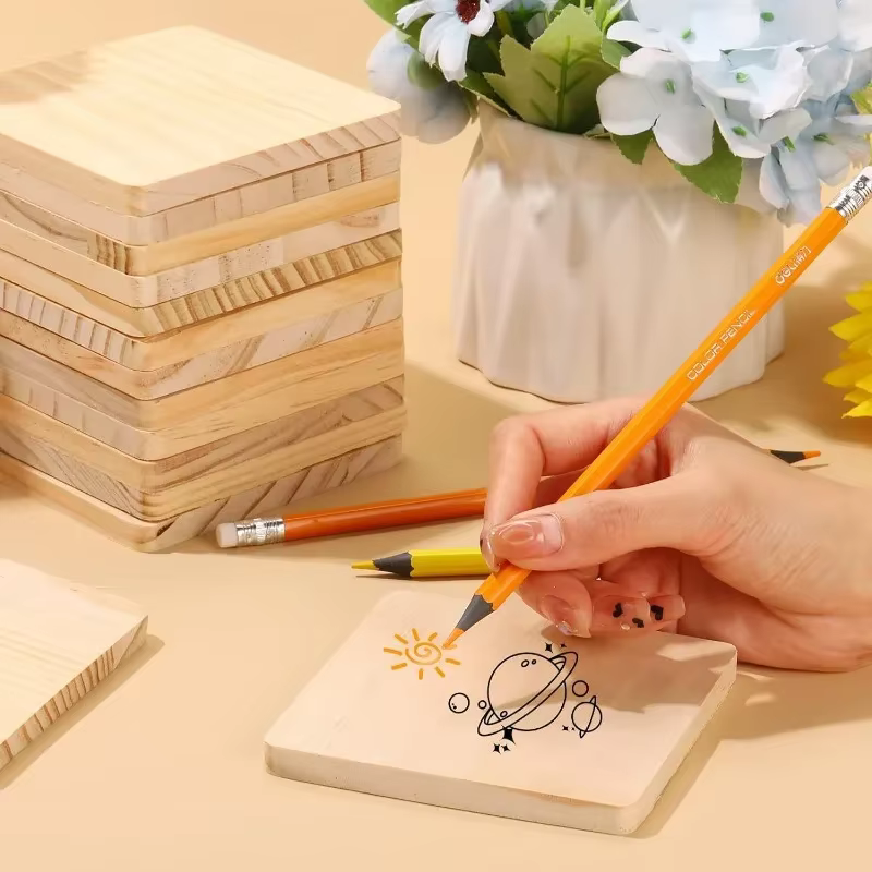 Blank Wood Coaster Set