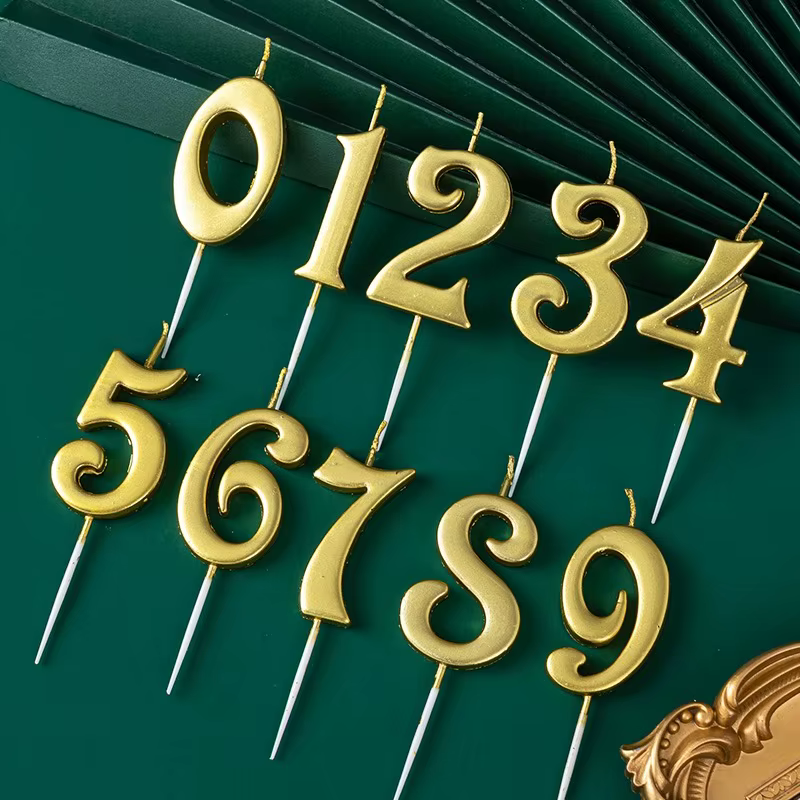 Gold Number Birthday Candle – Lilvelle birthday finds