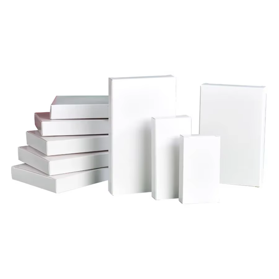 White Folding Treat Boxes