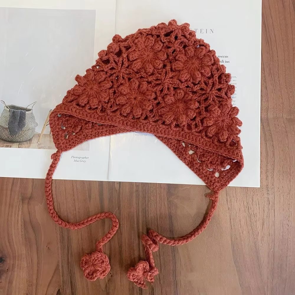Crochet Flower Beret