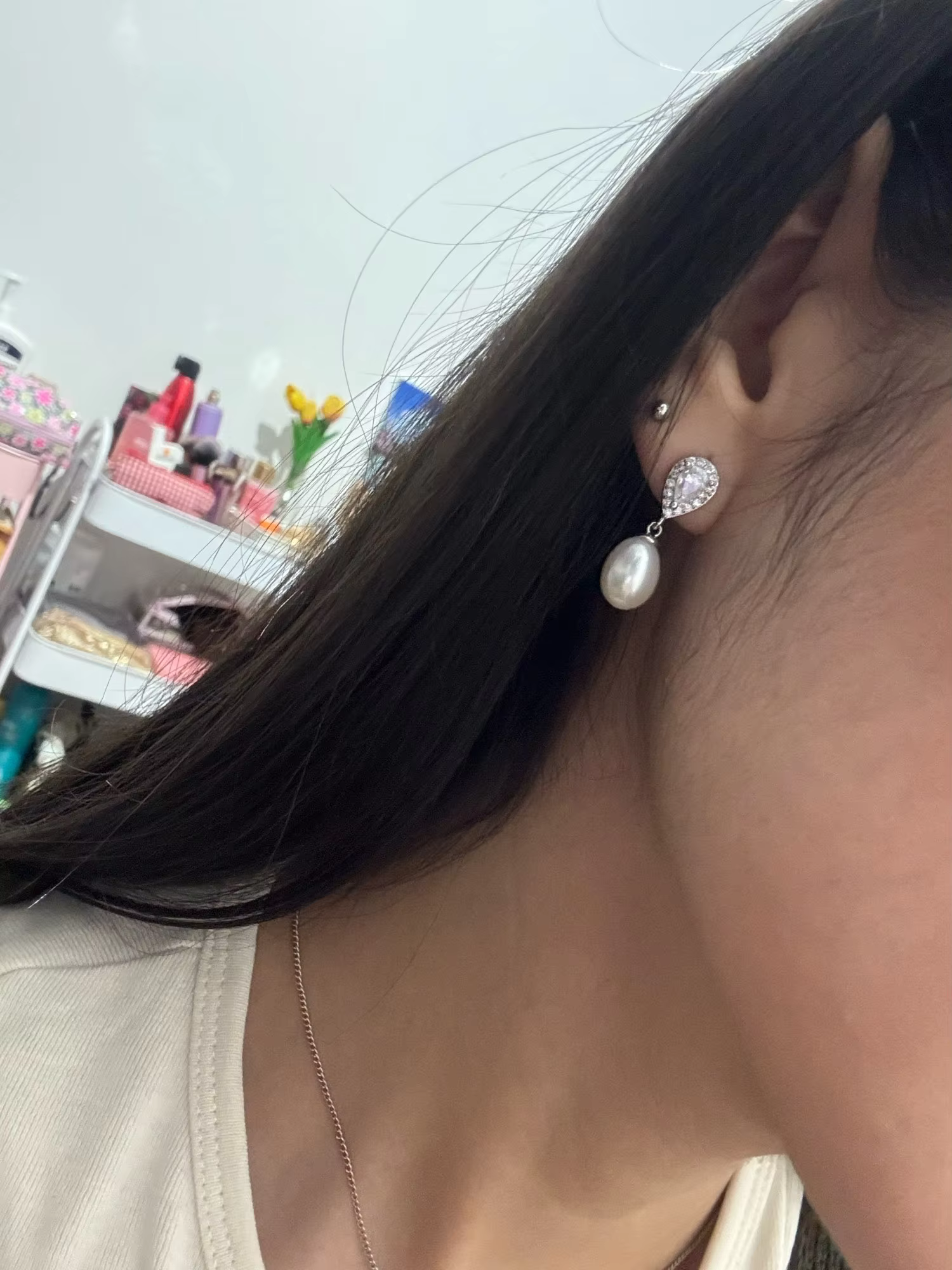 Pearl Drop Earrings