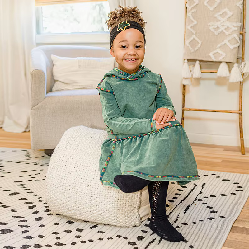 Blue Denim Hooded Family Matching Collection from Bloom Family Fashion on AliExpress