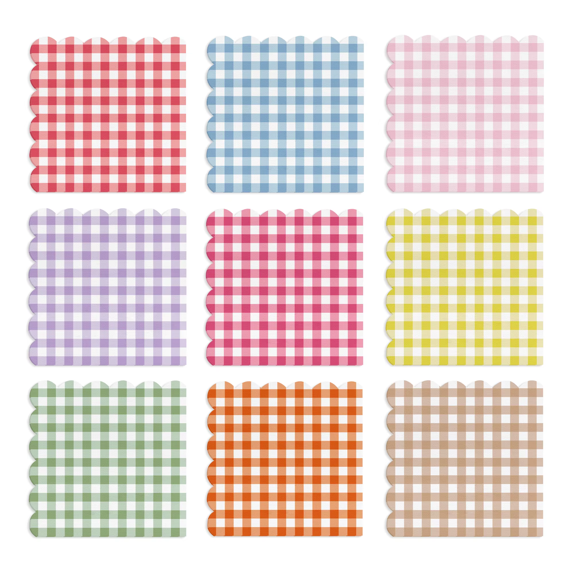 Gingham paper napkins – Lilvelle Chanukah party finds