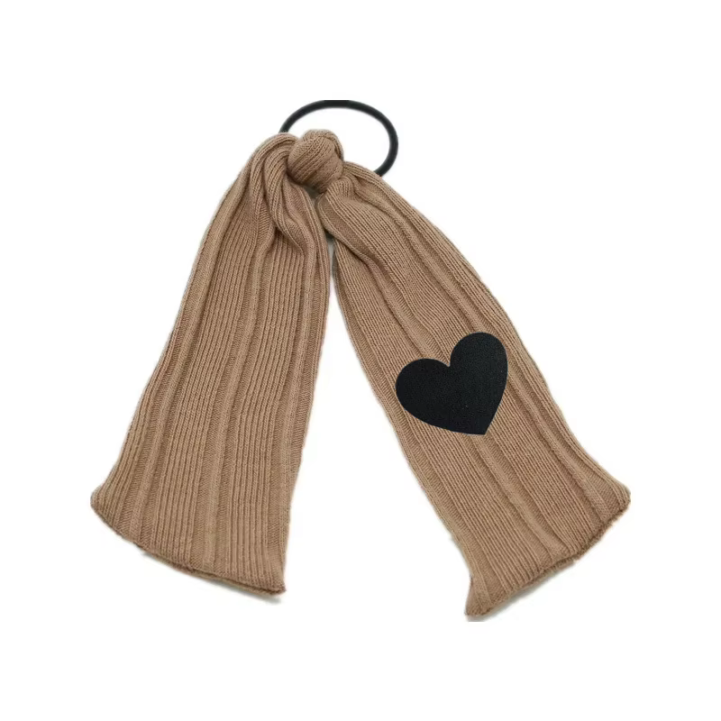 Chenille Heart Patch Headband