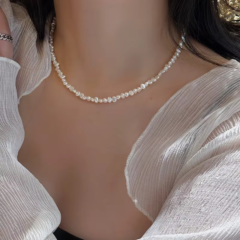 Hengsheng Baroque Freshwater Pearl Necklace – Lilvelle jewellery edit
