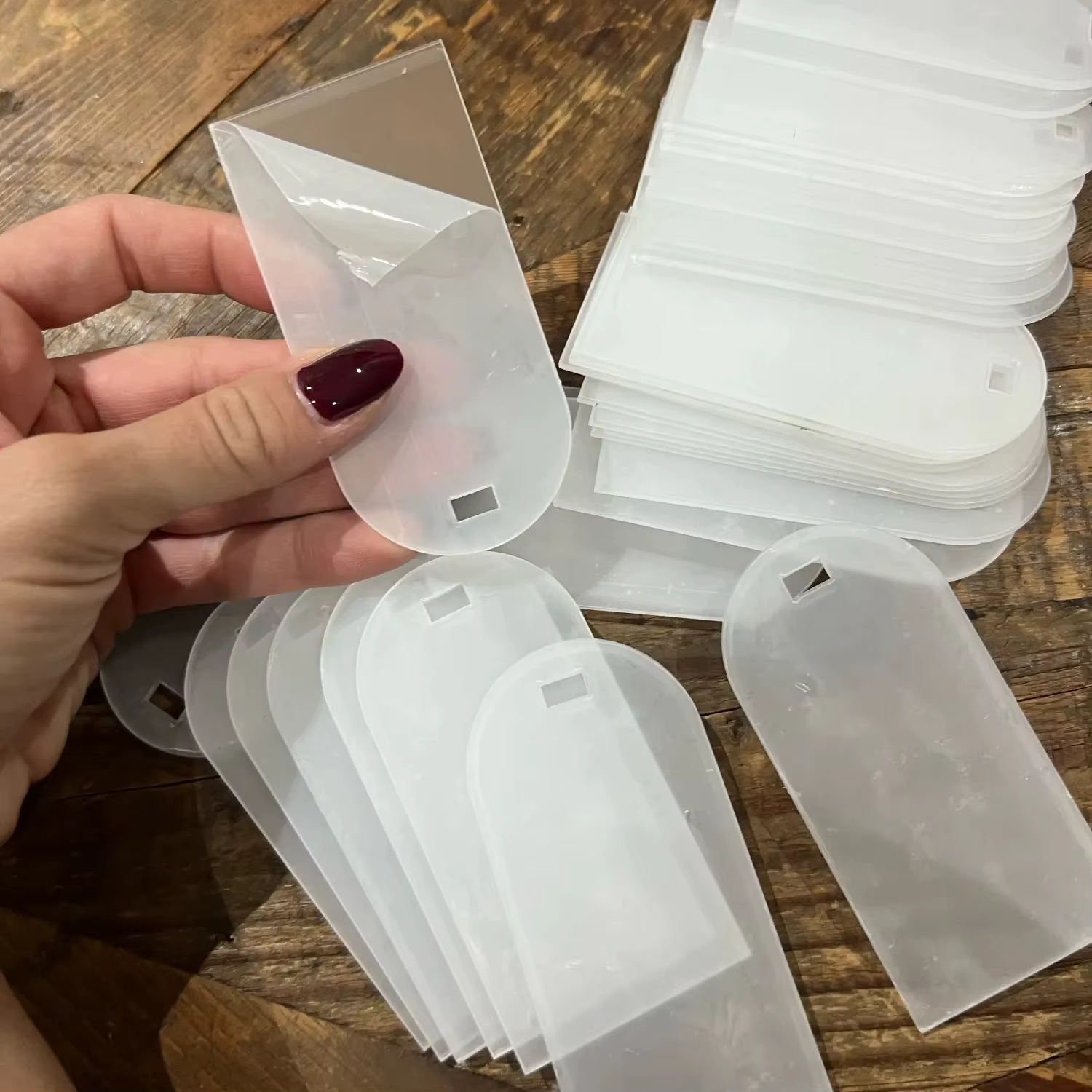 Frosted Acrylic Name Card Set
