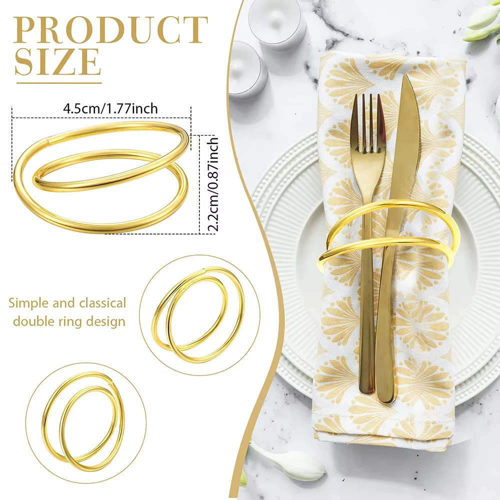 Gold Napkin Rings