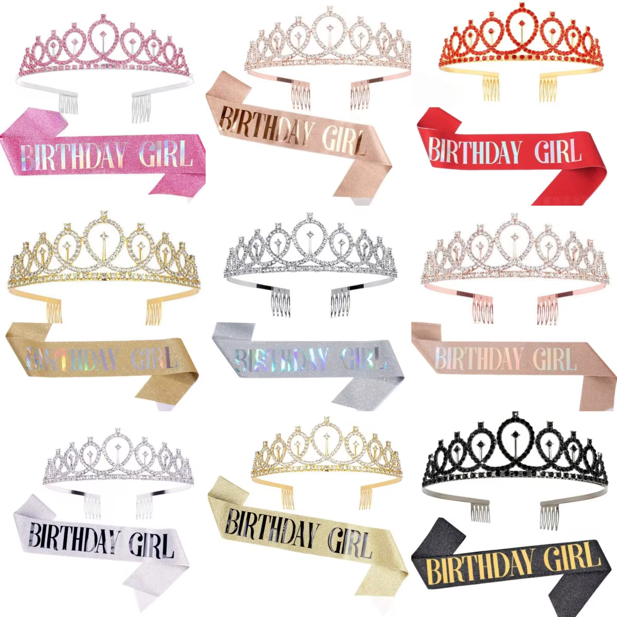 Pink Birthday Tiara & Sash Set – Lilvelle birthday finds