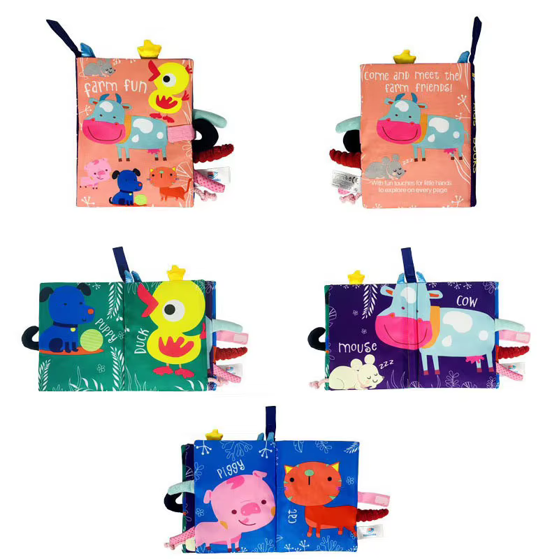Animal Tails Cloth Book