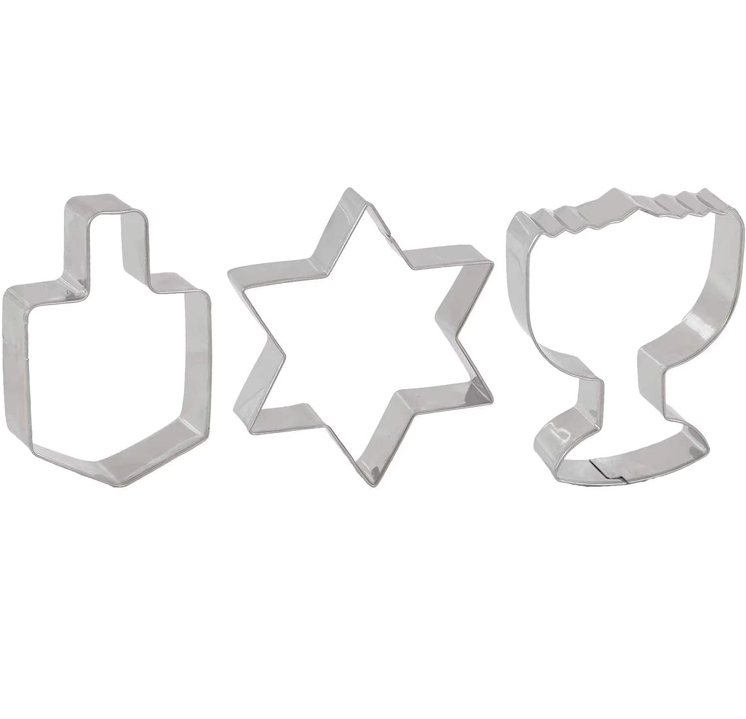 Chanukah Cookie Cutter Set – 3 Pack