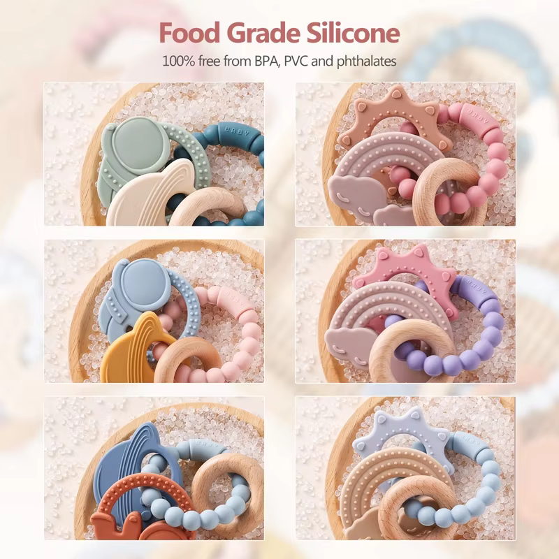 Silicone Planet Teething Ring