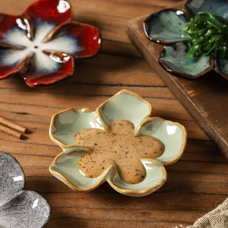Vintage Flower Dipping Dish