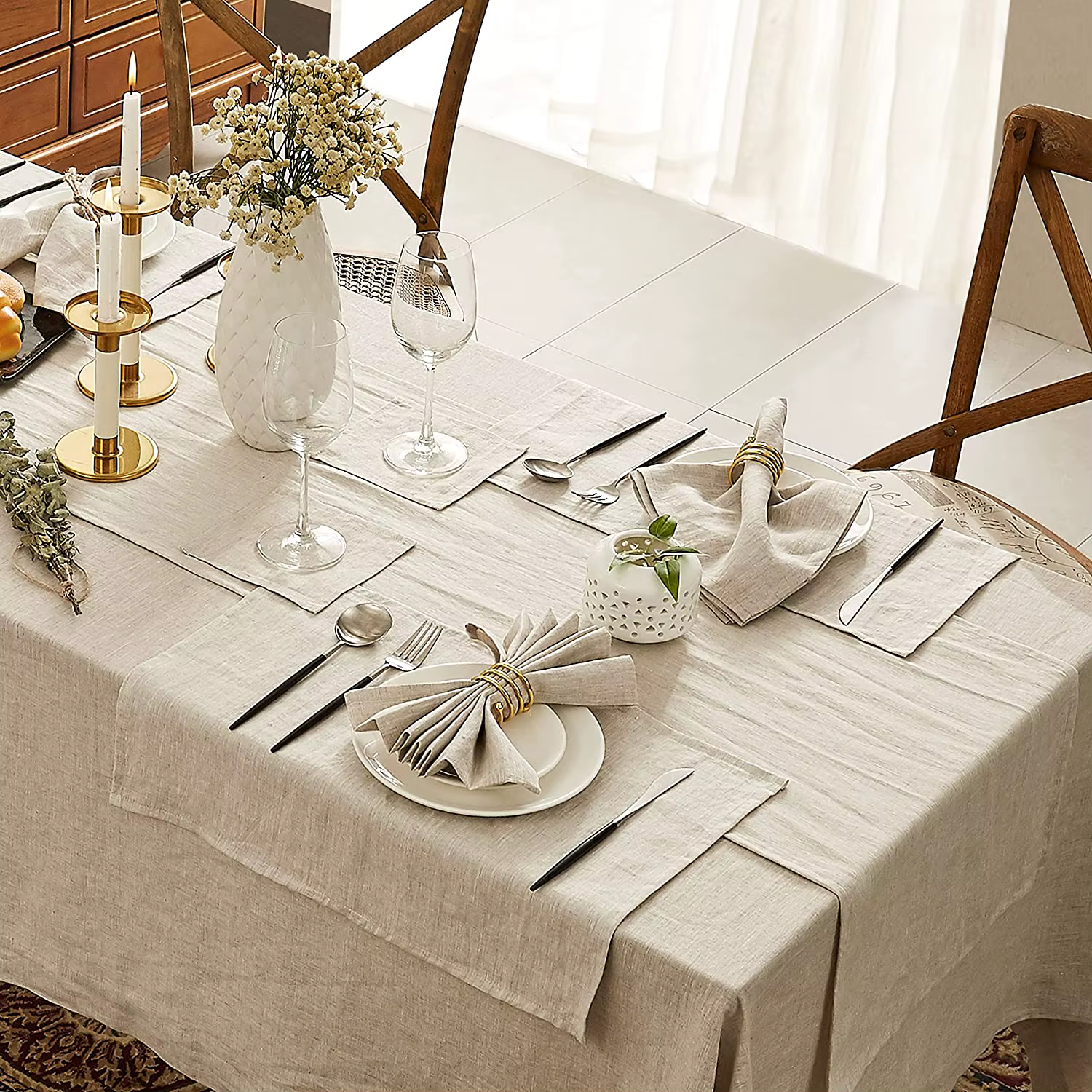 Pure Linen Napkins, Set of 4