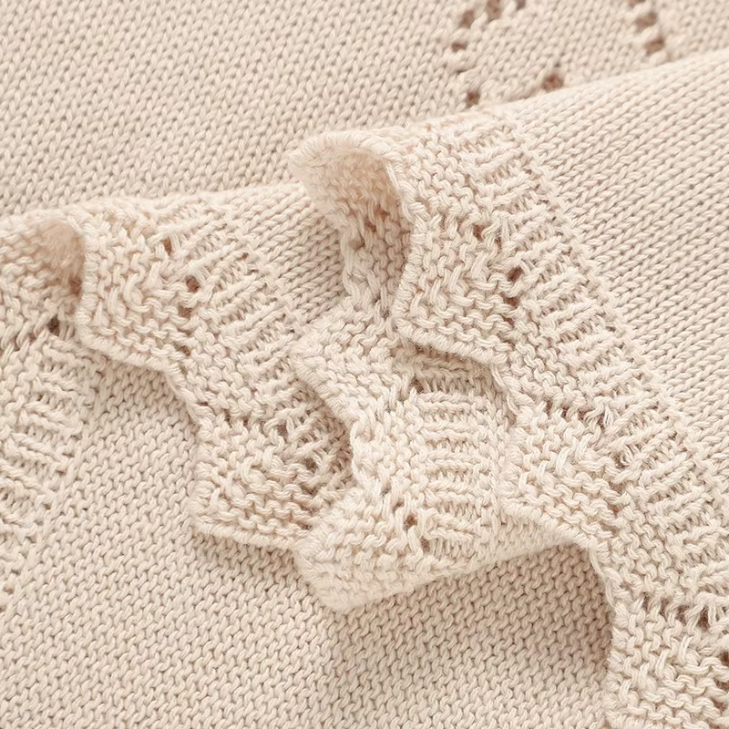 Knitted Cotton Baby Blanket