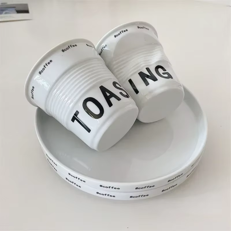 Nordic Wrinkle Ceramic Mug