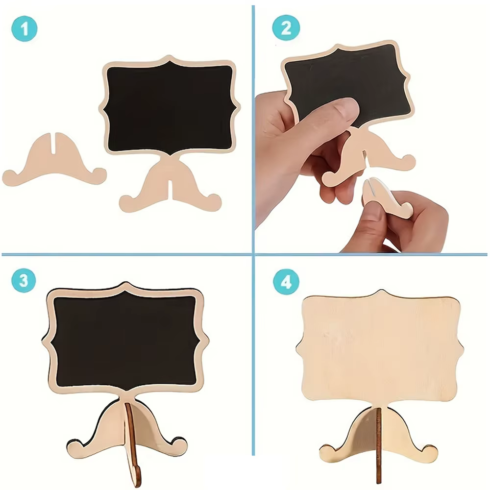 Mini Chalkboard Place Card Stands
