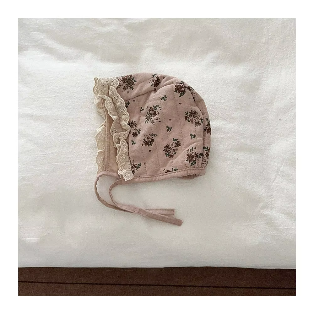 Floral Lace Winter Bonnet