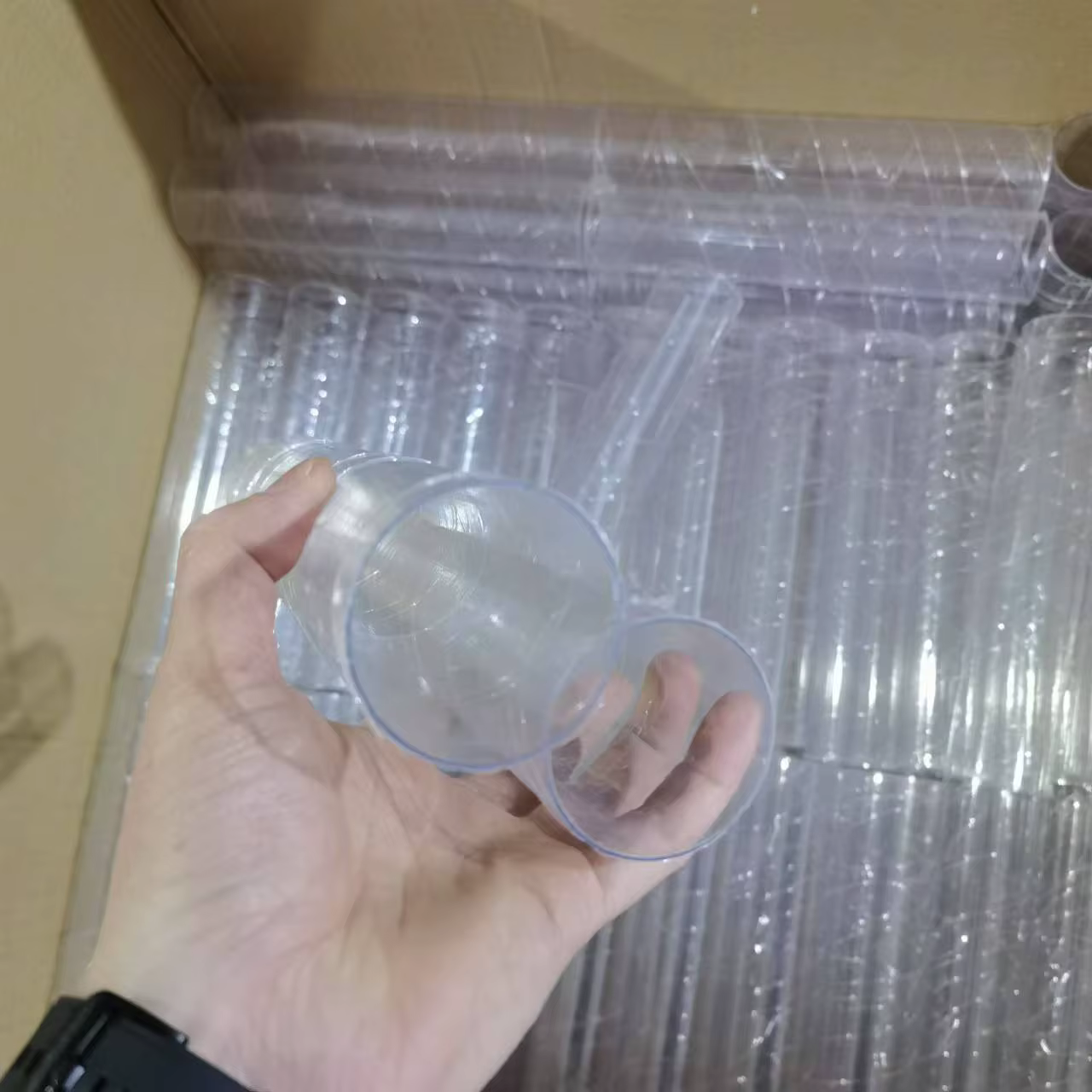 Glass Hurricane Candle Cylinder