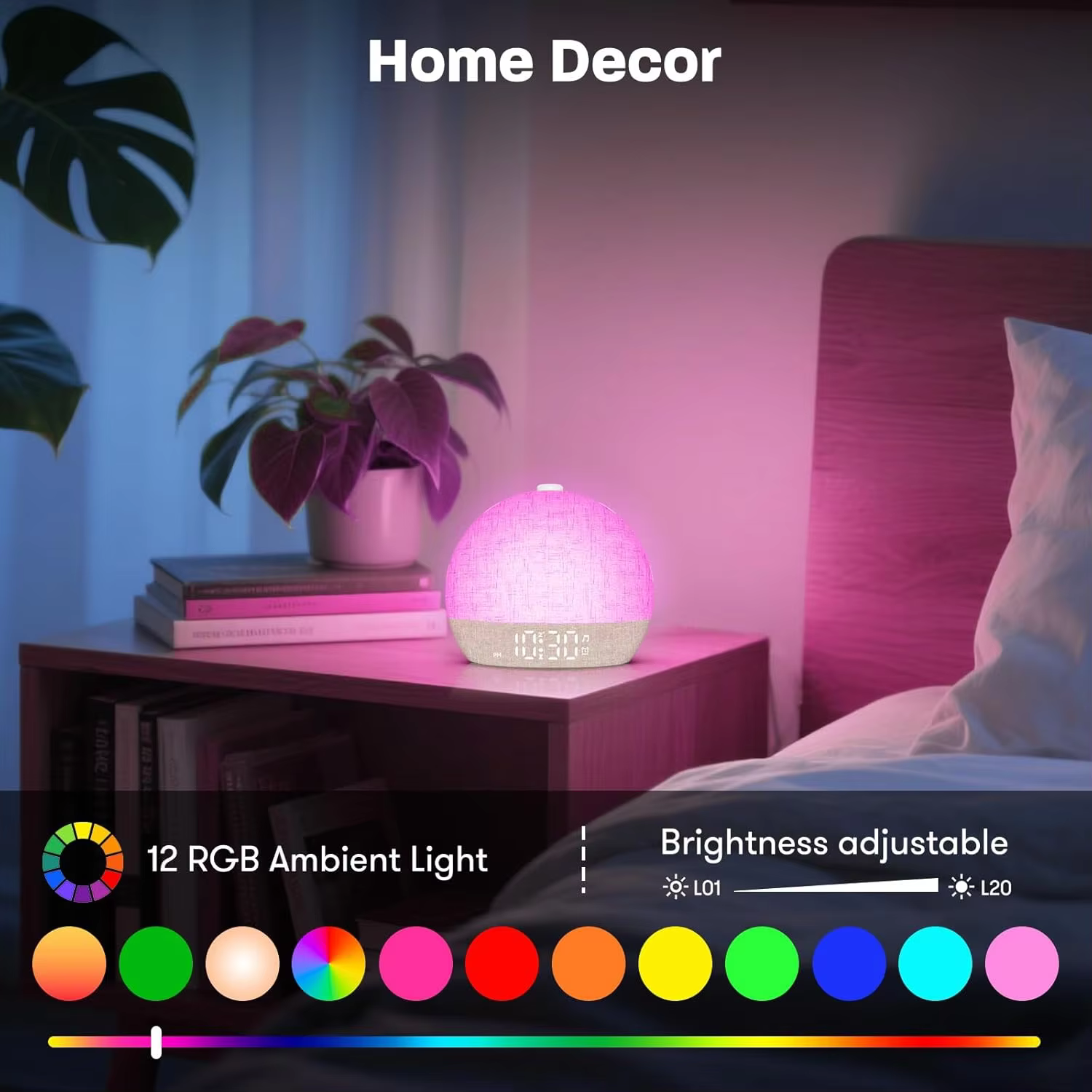 Sunrise Wake-Up Light Clock